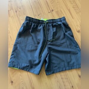 Faded Glory swim trunks,EUC, worn once, size 36-38, dark gray